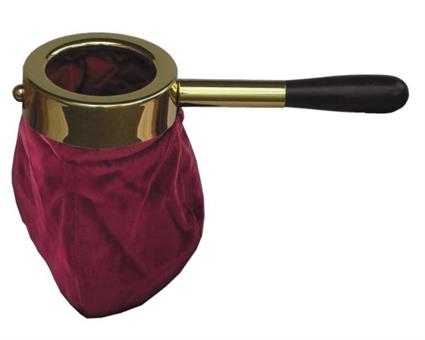 Offering bag, red 
1 handle 
