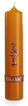Apostelkerzen 300/70 mm 300/70 mm | Ocker | Rot/Gold