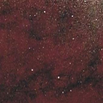 Verzierwachsplatte, rot-schwarz mit Goldpunkten, 10er Pack 