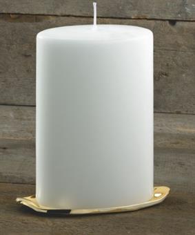 Oval shaped candle,
200/140 mm 