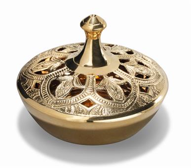 Incense burner with wooden handle 
