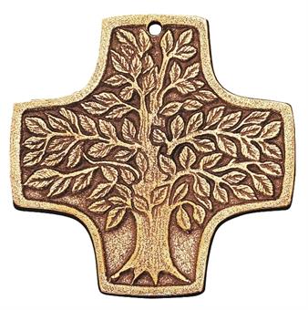 Bronzekreuz "Lebensbaum" 