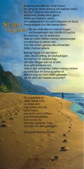 Faltkarte "Spuren im Sand" 