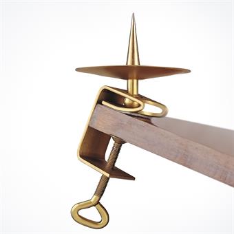 Communion candle bench bracket 