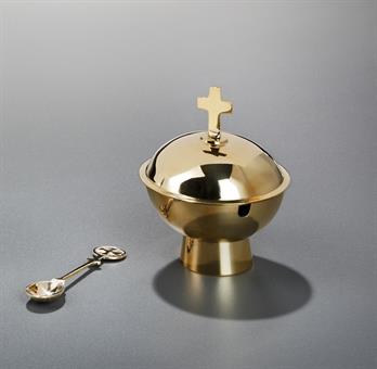 Incense boat, 
brass polished 