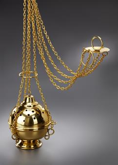 Thurible / Censer small with coal patella
nickel-plated 