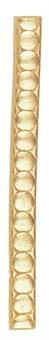 Decorative wax strips No 11,
golden 