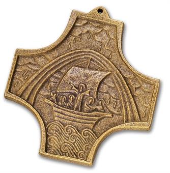 Bronzekreuz "See Genezareth" 