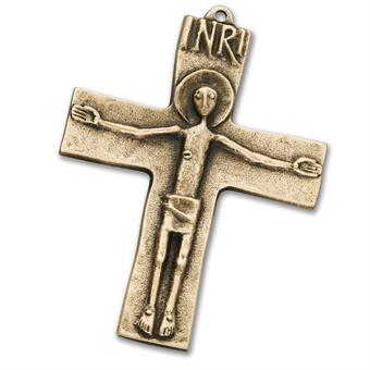 Bronzekreuz "INRI" 